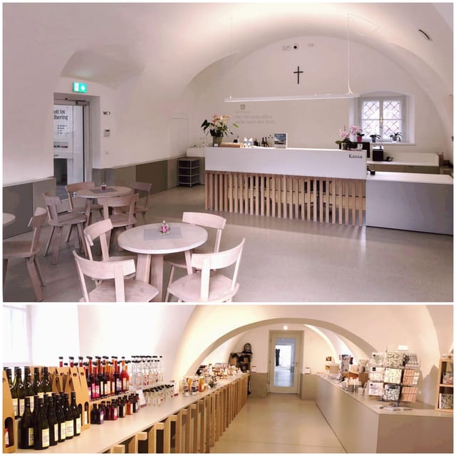 Wilhering Abbey: Discover 875 years of history! - Coffee and cake in the Stiftshof courtyard