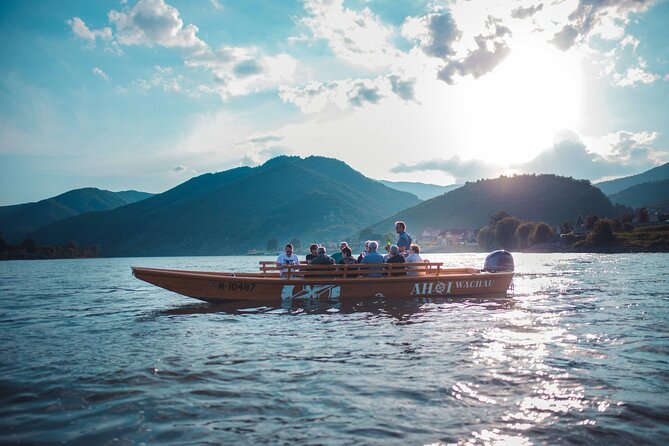 Wine tasting on traditional wooden boats in Wachau Valley - What the private price really buys you